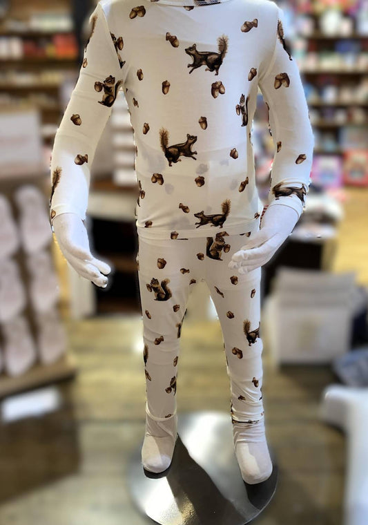 Kid's Chipmunk Luxe Stretch Long Sleeve Two Piece Pajama Set