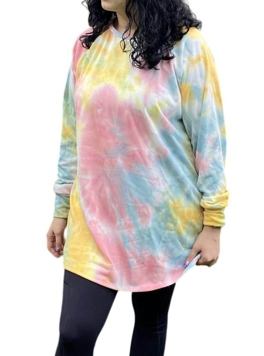 Ellis - Tie Dye Raglan Tunic - Rack Hunt -