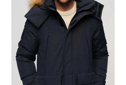 SUPERDRY - Unisex Xpd Everest Parka Hooded Insulated Full Zip Coat - Rack Hunt