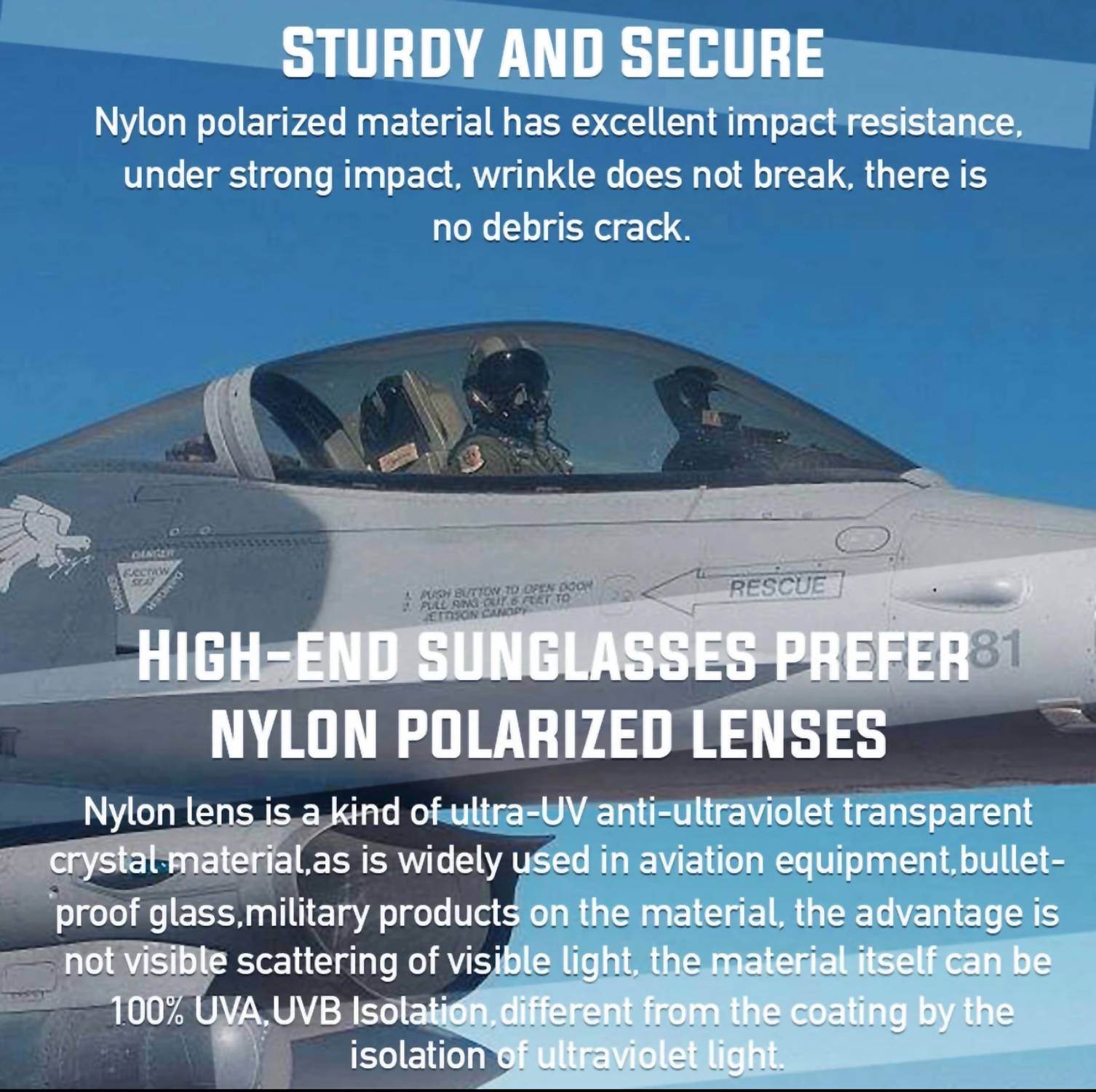 Juli - Men's Unbreakable Sport Aviator Polarized Sunglasses - Rack Hunt