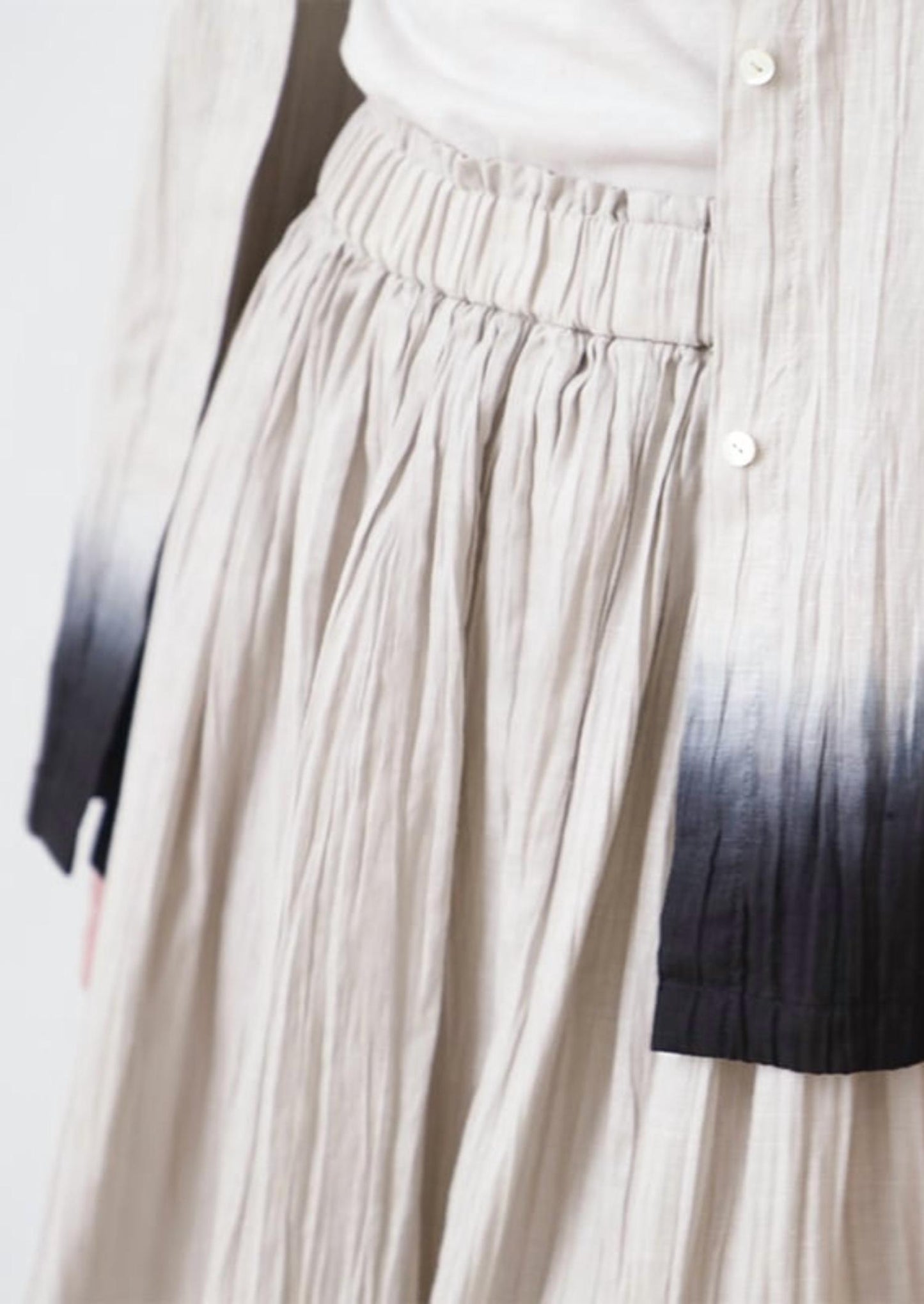 Linen Gradation skirt