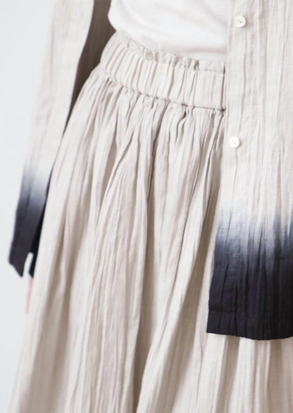 Linen Gradation skirt