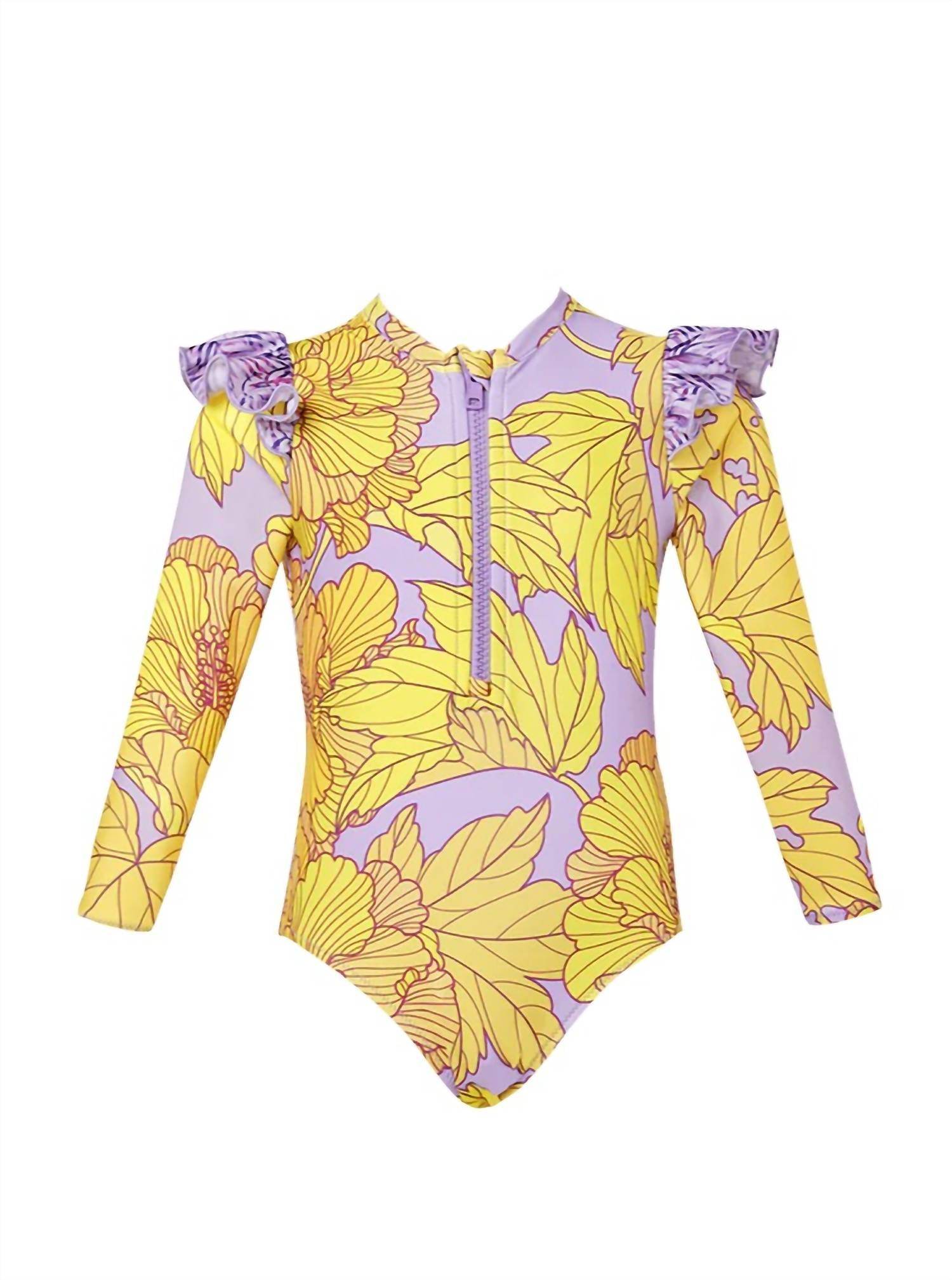 Lia Sahara - Girl's Zipper Long Sleeve One Piece - Rack Hunt -