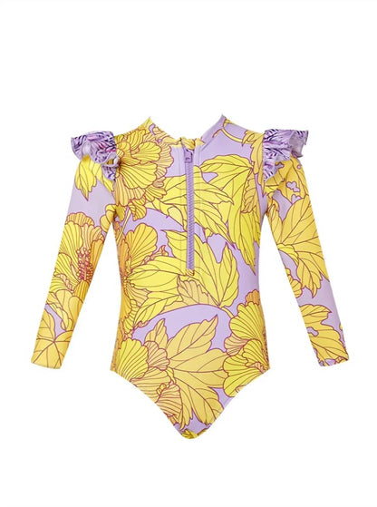 Lia Sahara - Girl's Zipper Long Sleeve One Piece - Rack Hunt