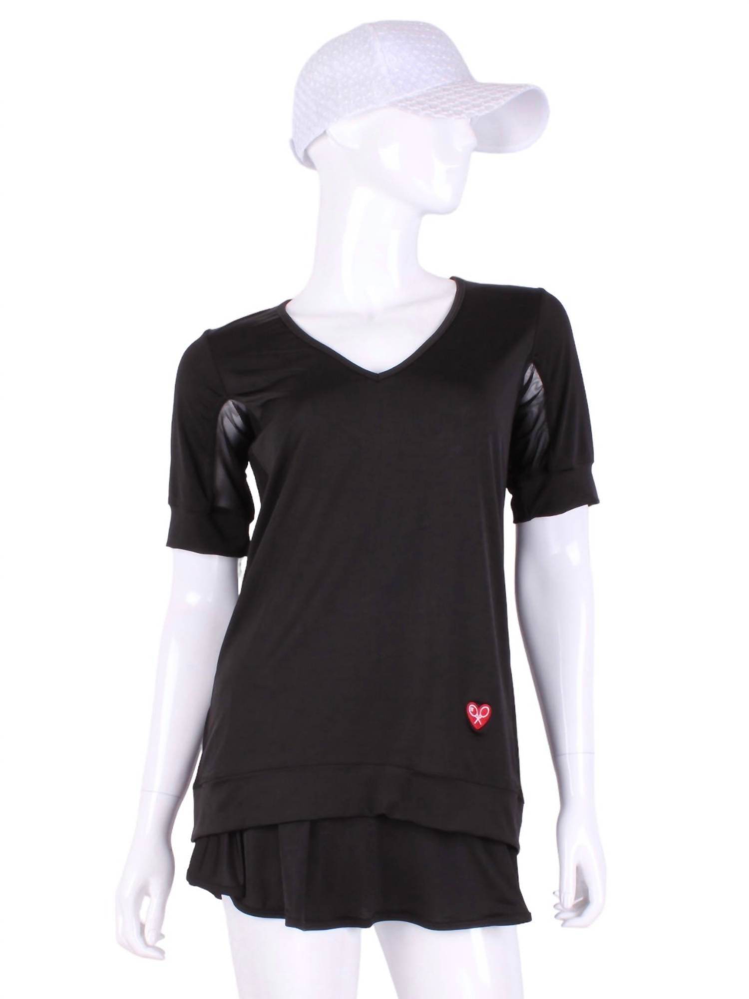 Love Love Tennis - Women's Baggy Soft Vee Tee - Rack Hunt