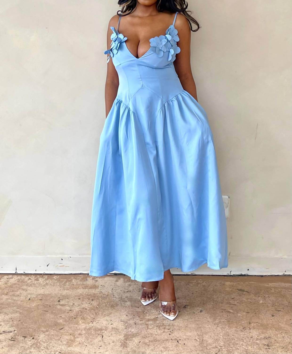 Chicways - Prissy Petals Floral Maxi Dress - Rack Hunt -