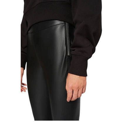 Taslimah Faux Leather Skinny Pants