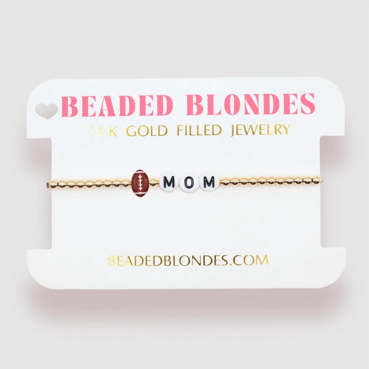 Women's Football Mom Bracelet