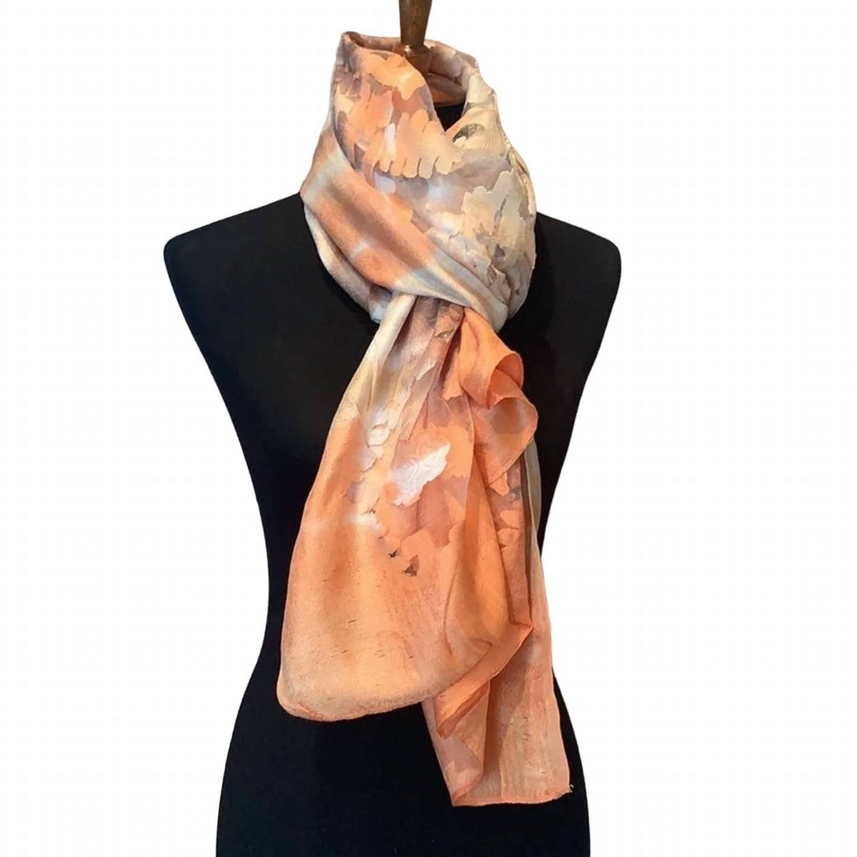 Women's Long Sheer Watercolor Lightweight Fashion Scarf Wedding Wrap