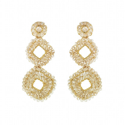 Women's Anne Cascade Handmade Crochet Earrings