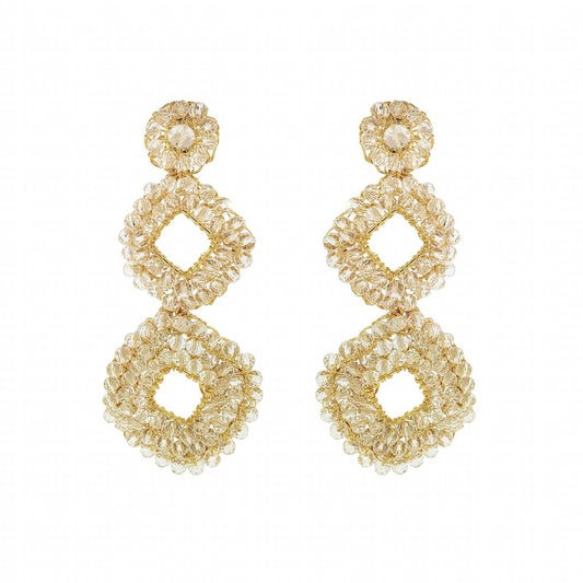 Women's Anne Cascade Handmade Crochet Earrings