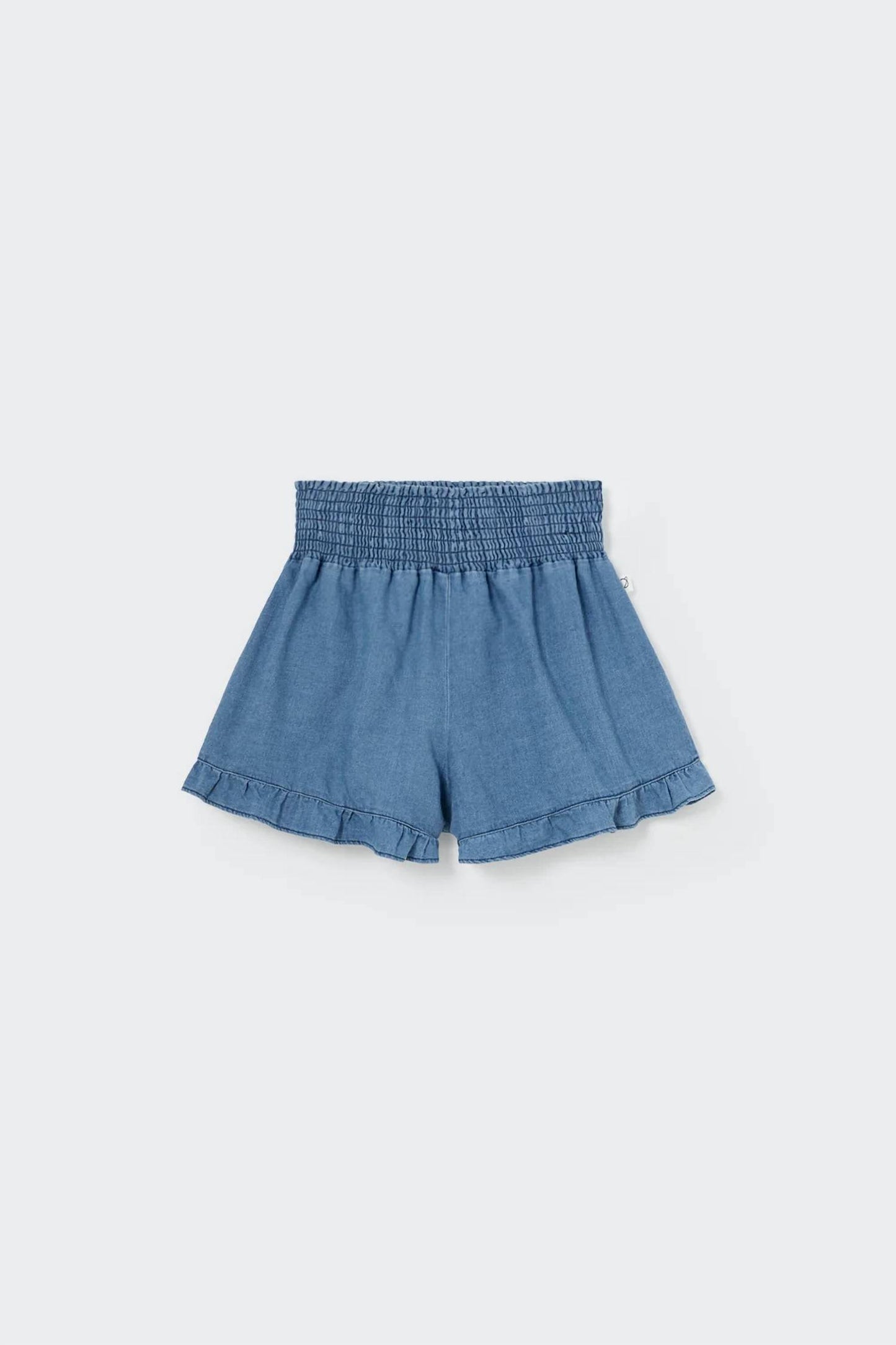 Girl's Twill Denim Shorts Set