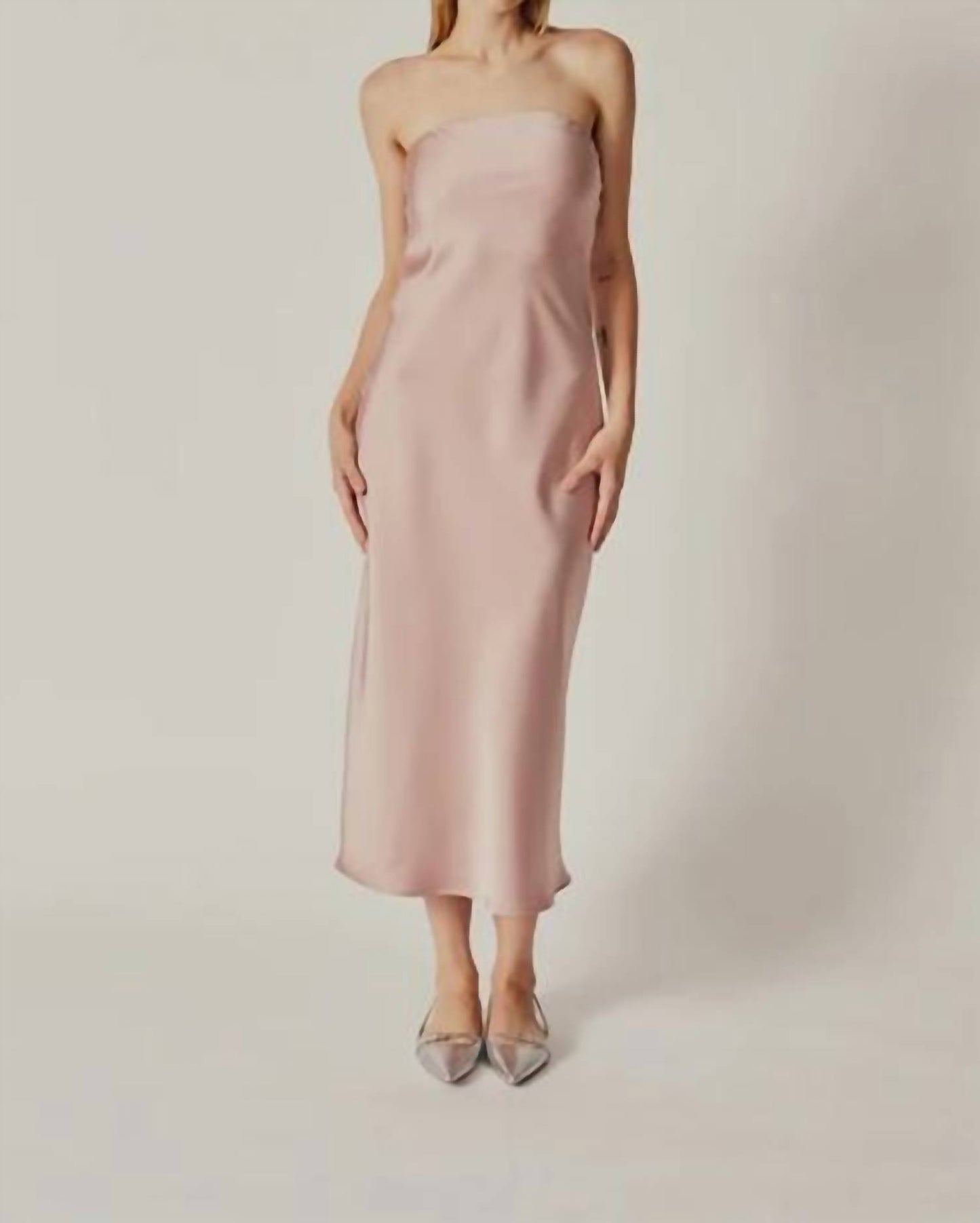 Platanus Strapless Midi Dress
