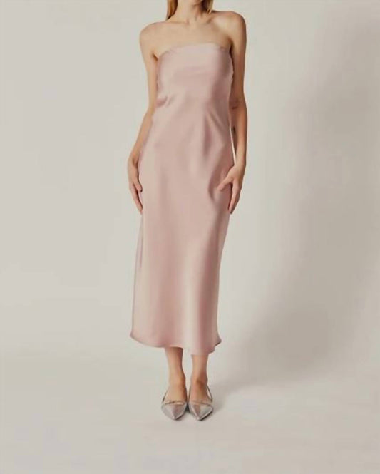 Platanus Strapless Midi Dress
