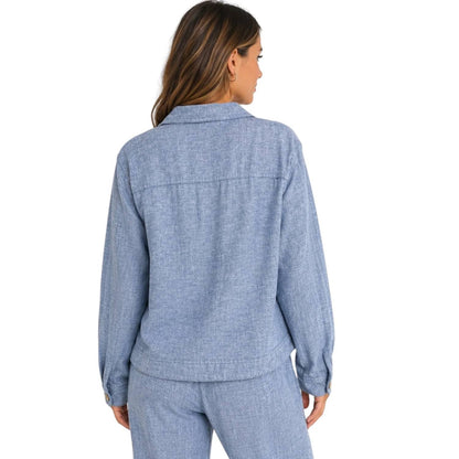Linen Jean Style Jacket