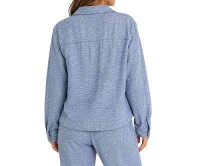 Linen Jean Style Jacket