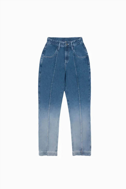 Sasha+Z - Pintuck Ombre Denim Pants - Rack Hunt