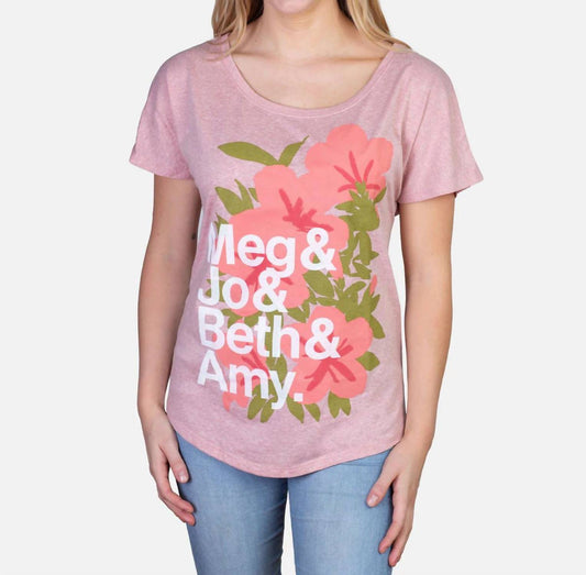 Little Women Character Names Dolman Tee