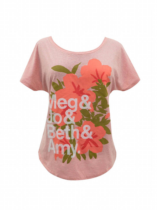 Little Women Character Names Dolman Tee