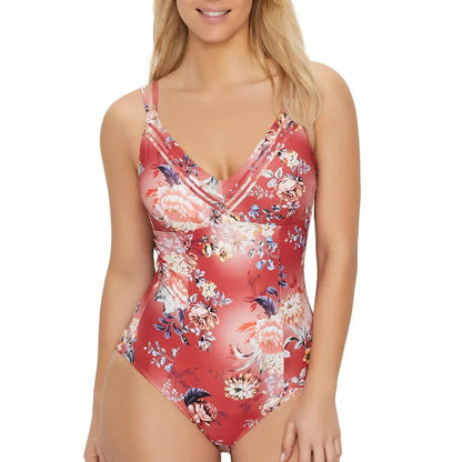 Azura - Floral Underwire One-Piece - Rack Hunt