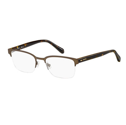 Men's 7005 Stainless Steel Half Rimless Eyeglasses
