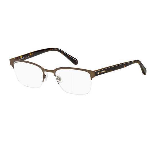 Men's 7005 Stainless Steel Half Rimless Eyeglasses