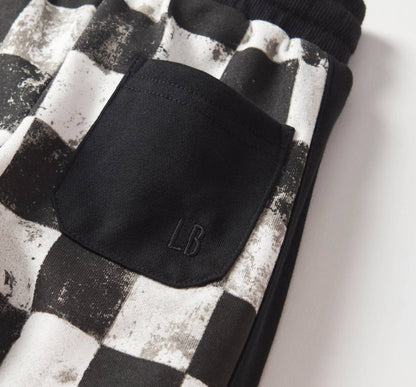 Kid's Checkered Sweatpants