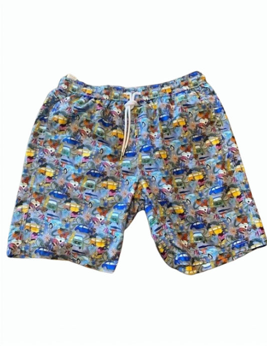 Men's Cars Swim Trunk