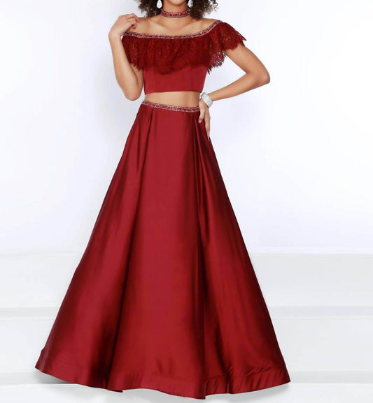 2Cute - Off The Shoulder Prom Dress - Rack Hunt -