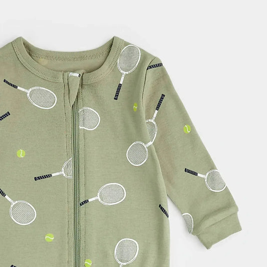 Petit Lem - Baby Long Sleeve Knit Sleep Footie - Rack Hunt