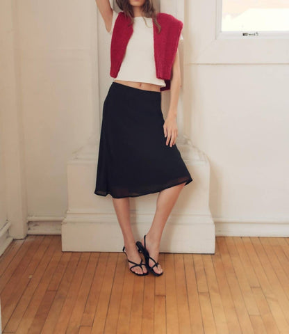 Micah Layered Midi Skirt