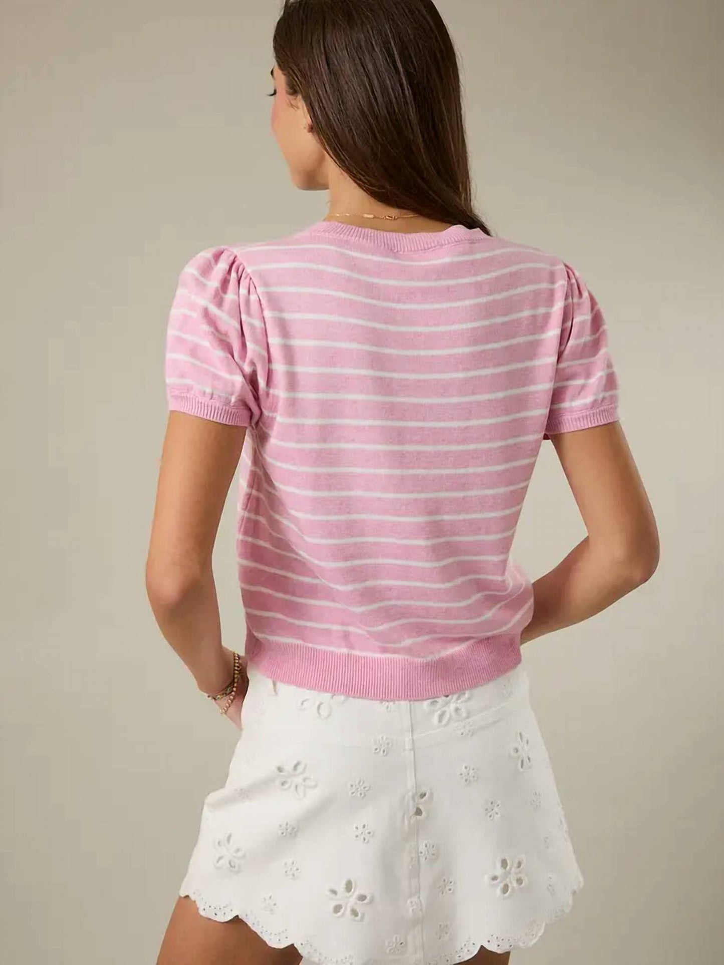 Rosy Knit Top