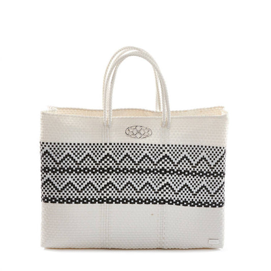 Women's Travel Handmade Aztec Band Tote Bag With Clutch