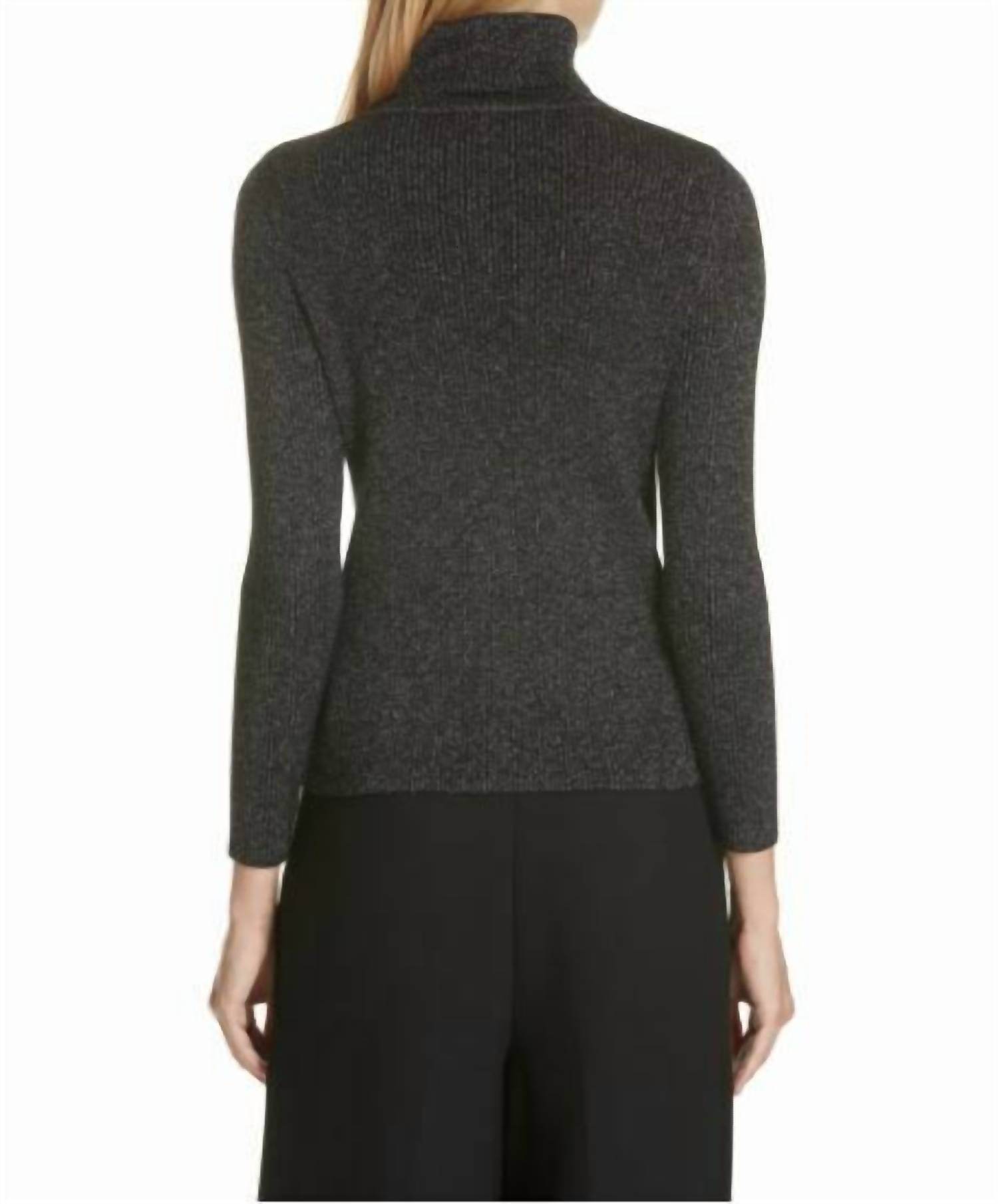 Robert Rodriguez - Lurex Rib Knit Turtleneck Sweater - Rack Hunt -