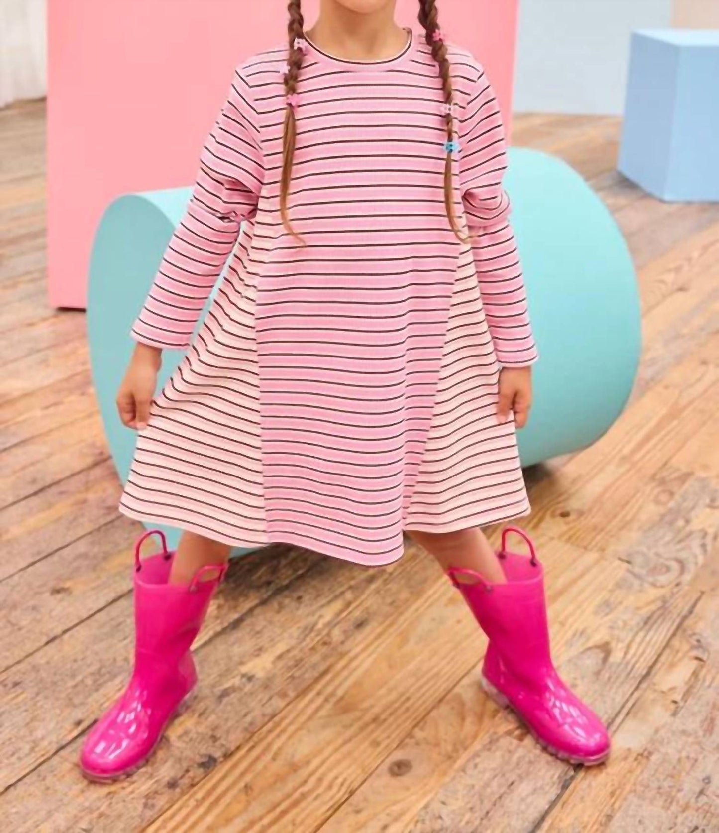 Mixed Long sleeves Dress