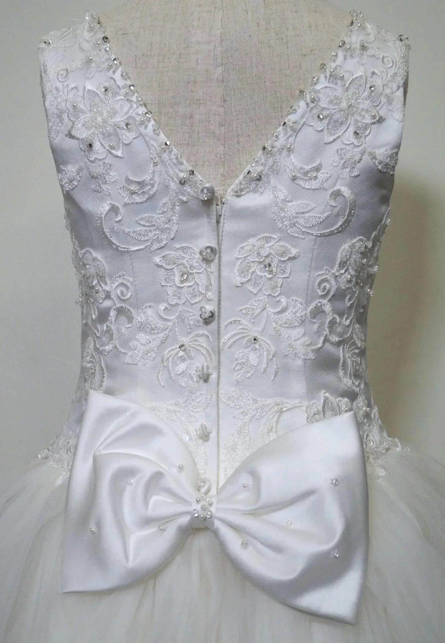 Christie Helene - Girl's Ruffled Tulle Skirt With Lace & Beading Detail Dress - Rack Hunt