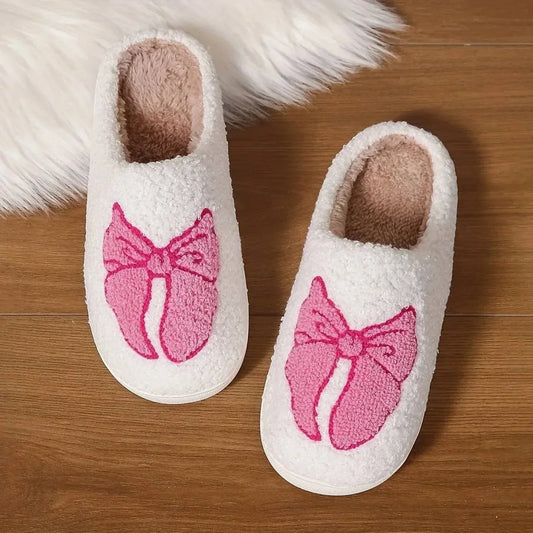 Girlie Girl - Girl's Cozy Bow Slippers - Rack Hunt