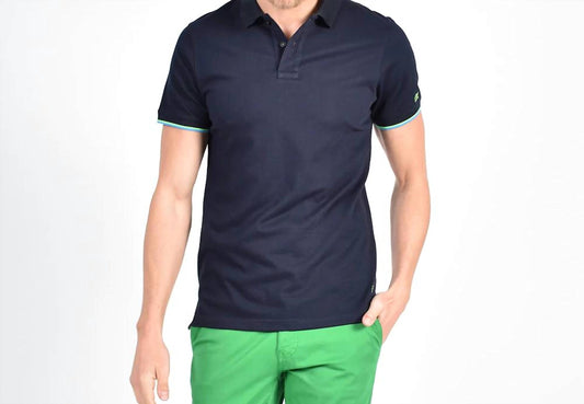 Double Sided Collar With Stripes Polo