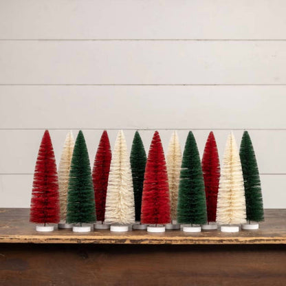 Bottle Brush Trees - Set Of 12