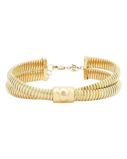 Jennifer Zeuner - Women's Magda Diamond 14k Pave Reversible Evil Eye Hamsa Bracelet - Rack Hunt