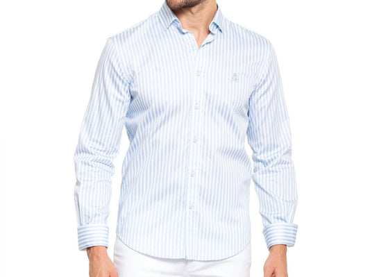 Frog Striped Button Down Shirt