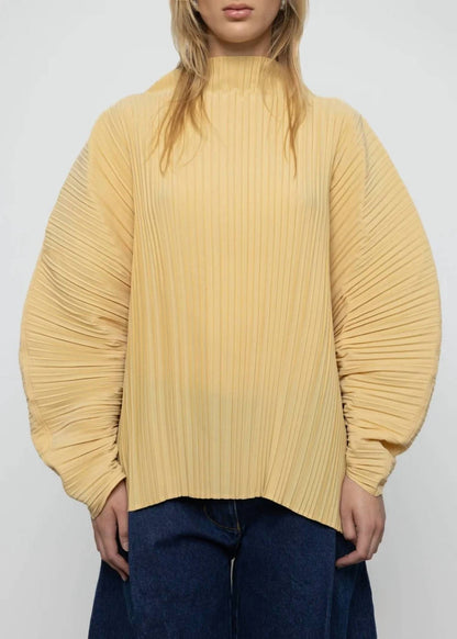Women's Sculpted Pleated Blouse