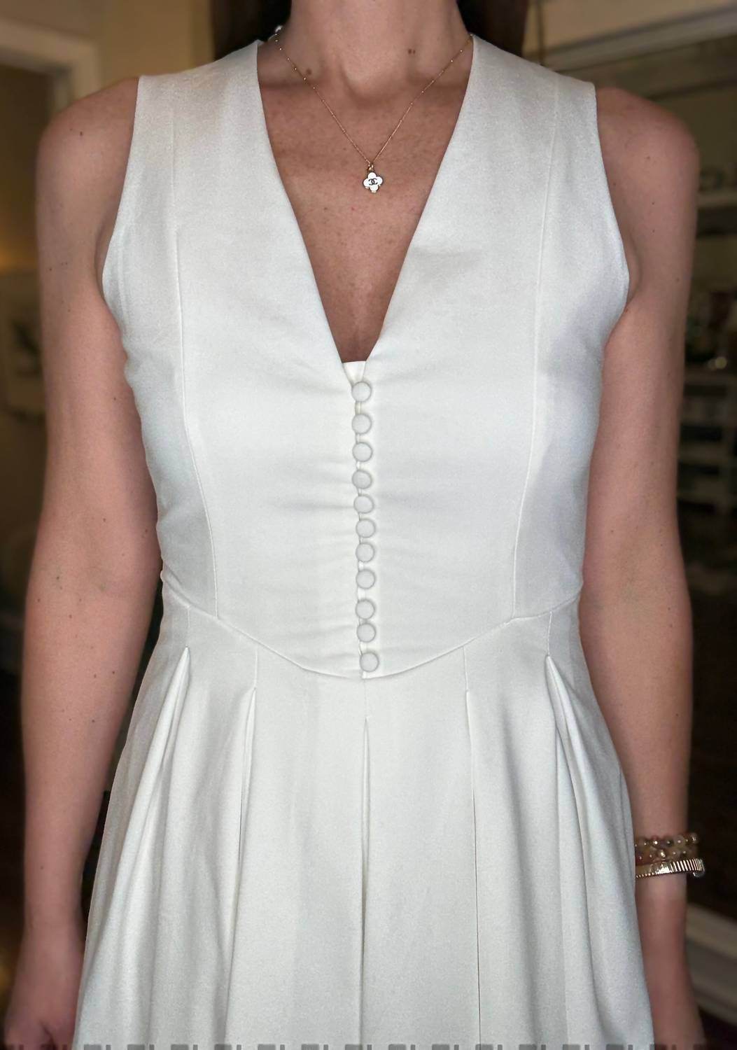 Evenuel - Button Front Midi Dress - Rack Hunt