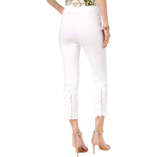 Ruffled Capri Pants