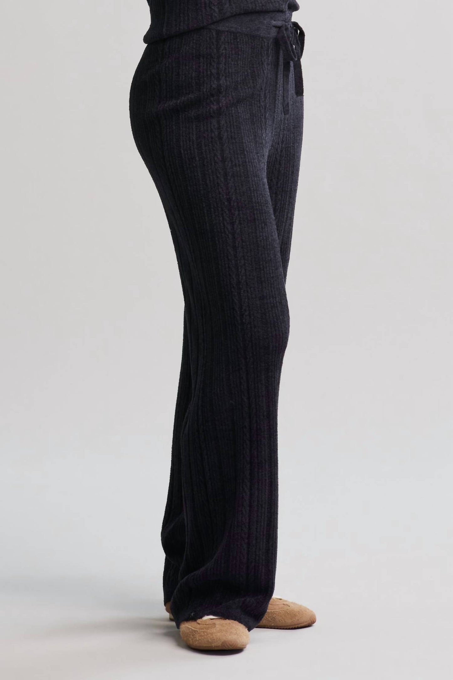 Cozychic Ultra Lite Cable Knit Ankle Pant