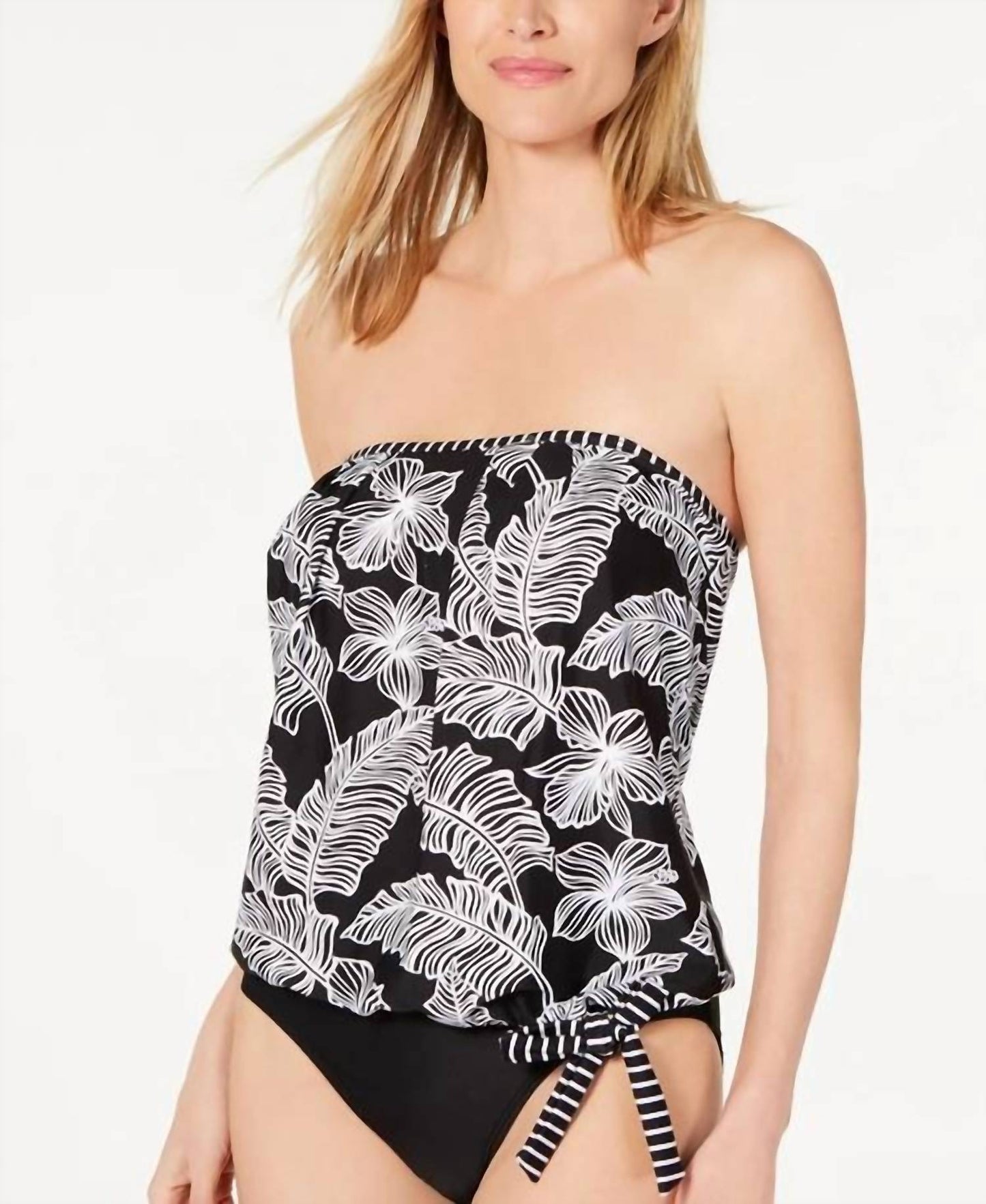 Palm Beach Printed Tankini Top