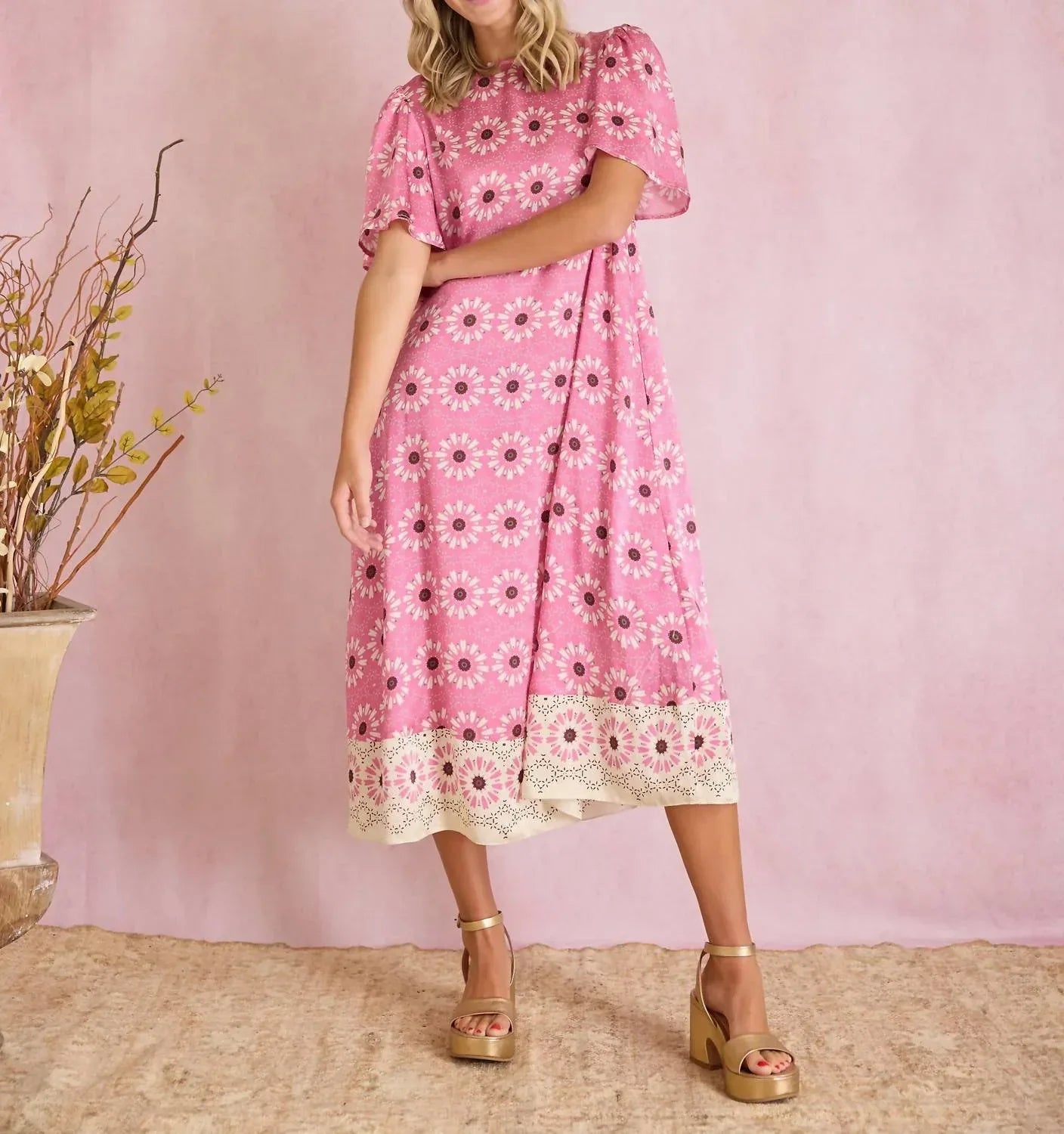 BROOKS AVENUE - Georgia Midi Dress - Rack Hunt