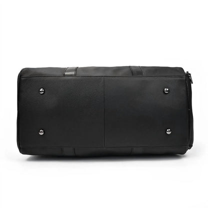 Steel Horse Leather - Men's Endre Weekender Vintage Leather Duffle Bag - Rack Hunt