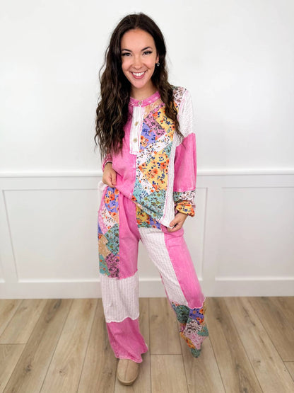 Back To The Beginning High-rise Cotton Wide Leg Pants