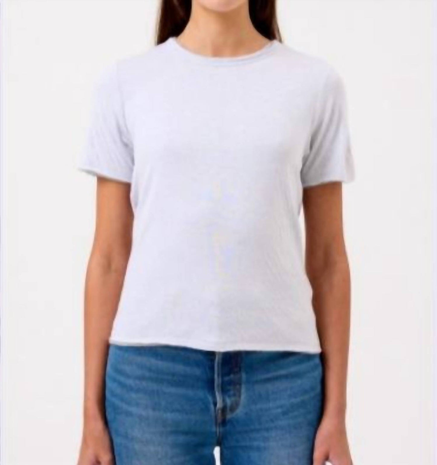 Short Sleeve Double Layer Crew Tee
